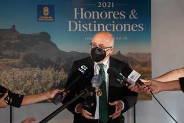 Ceremonia de entrega de Honores y Distinciones 2021 del Cabildo de Gran Canaria/TA.